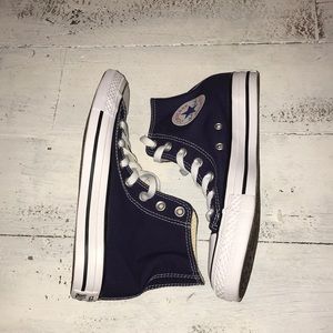 High Top Navy Blue Converse (New, NBW)